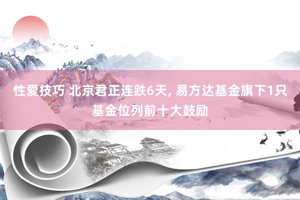 性爱技巧 北京君正连跌6天， 易方达基金旗下1只基金位列前十大鼓励